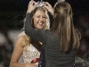 2010 Homecoming Queen Gwen Devonshire crowns senior Rachel Ferencz during halftime on Oct. 14 at the SM North Stadium. Ferencz was nominated by journalism. 