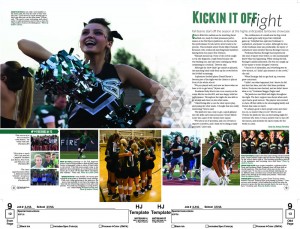 Yearbook spread Design 1st