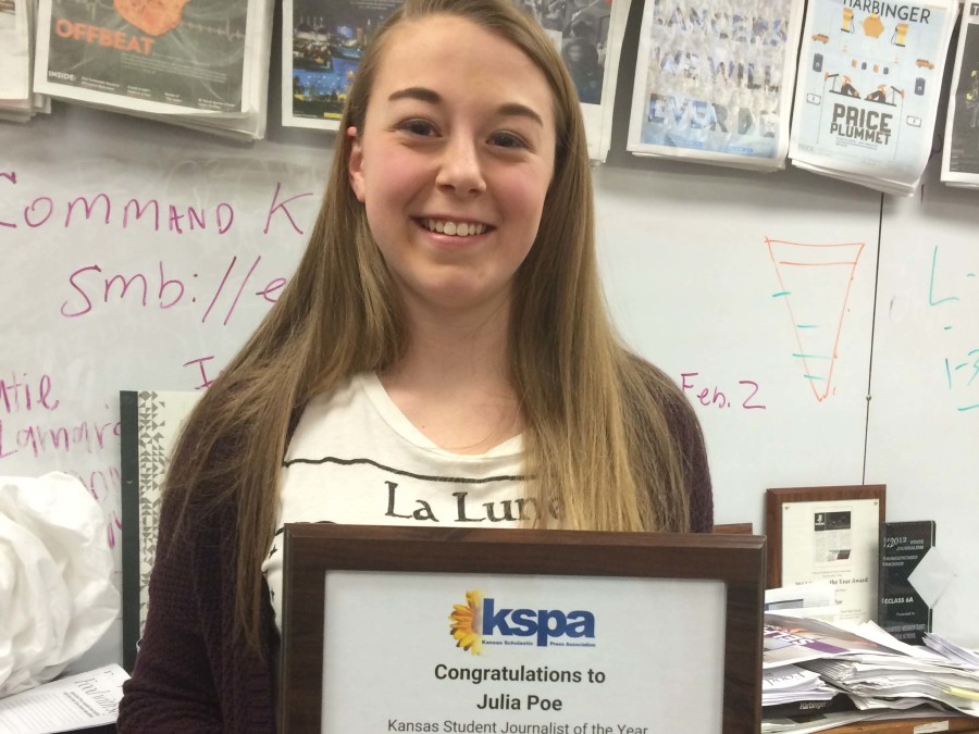 Julia Poe of Shawnee Mission East named top student journalist