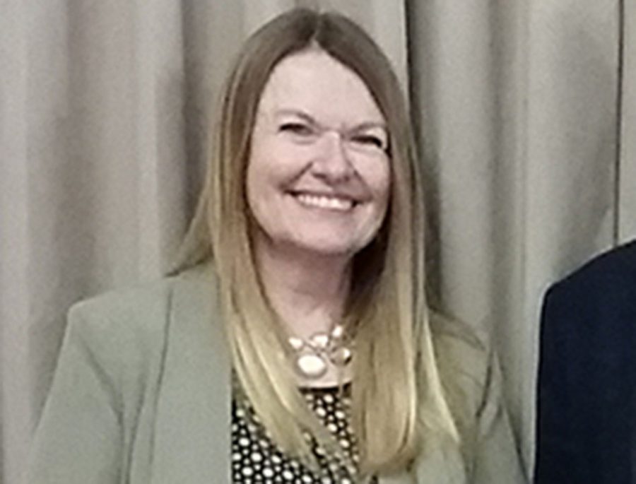 Julie Calabro of Andover Central wins Jackie Engel Award