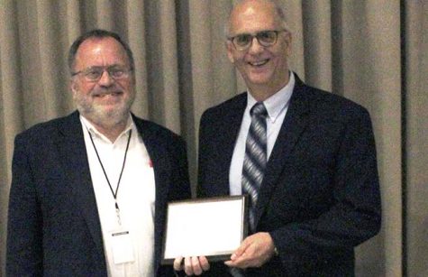 Bill Gasper of Hays High School wins Jackie Engel Award 2017