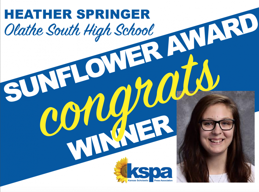 Heather Springer wins 2020 Sunflower Award