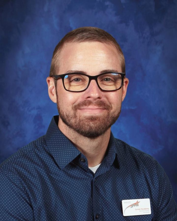 Spencer O'Daniel, adviser at Maize Career Academy, named 2023 Engel Award Winner
