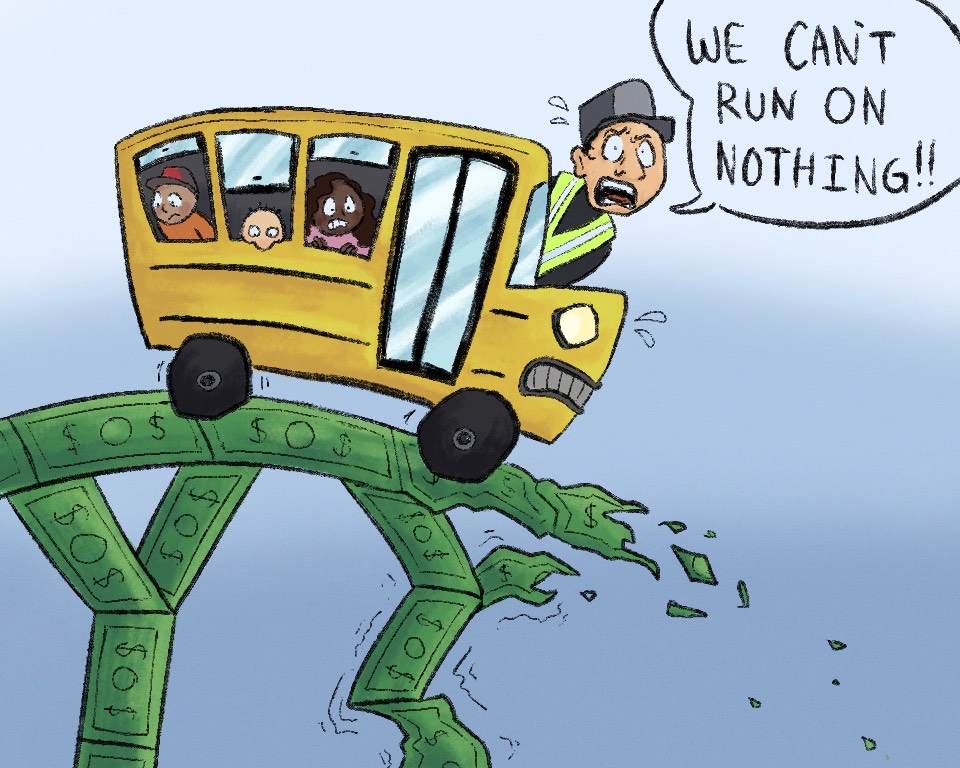 1st Place Editorial Cartoon, Gracie Wheeler, Chanute High School